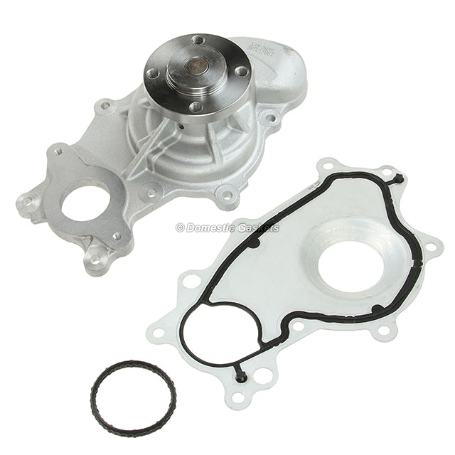 Timing Chain Kit Water Pump w/ 4-Bolt Flange Fit 15-16 Lincoln Ford F-150 3.5L