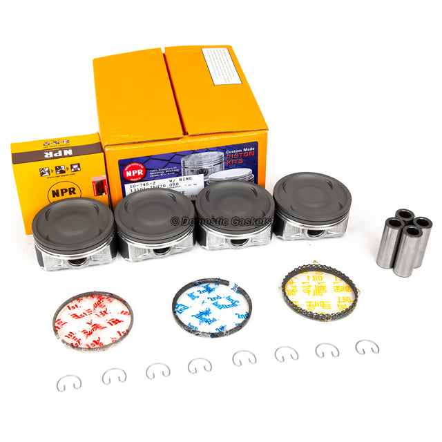 Pistons Main Rod Bearings fits 2004-2012 Subaru Impreza WRX STi Turbo 2.5L EJ257