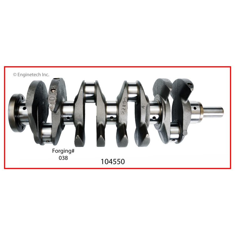Enginetech Remanufactured Engine Crankshaft Kit with Main and Rod Bearings for Select 2004-2009 GM Vehicles