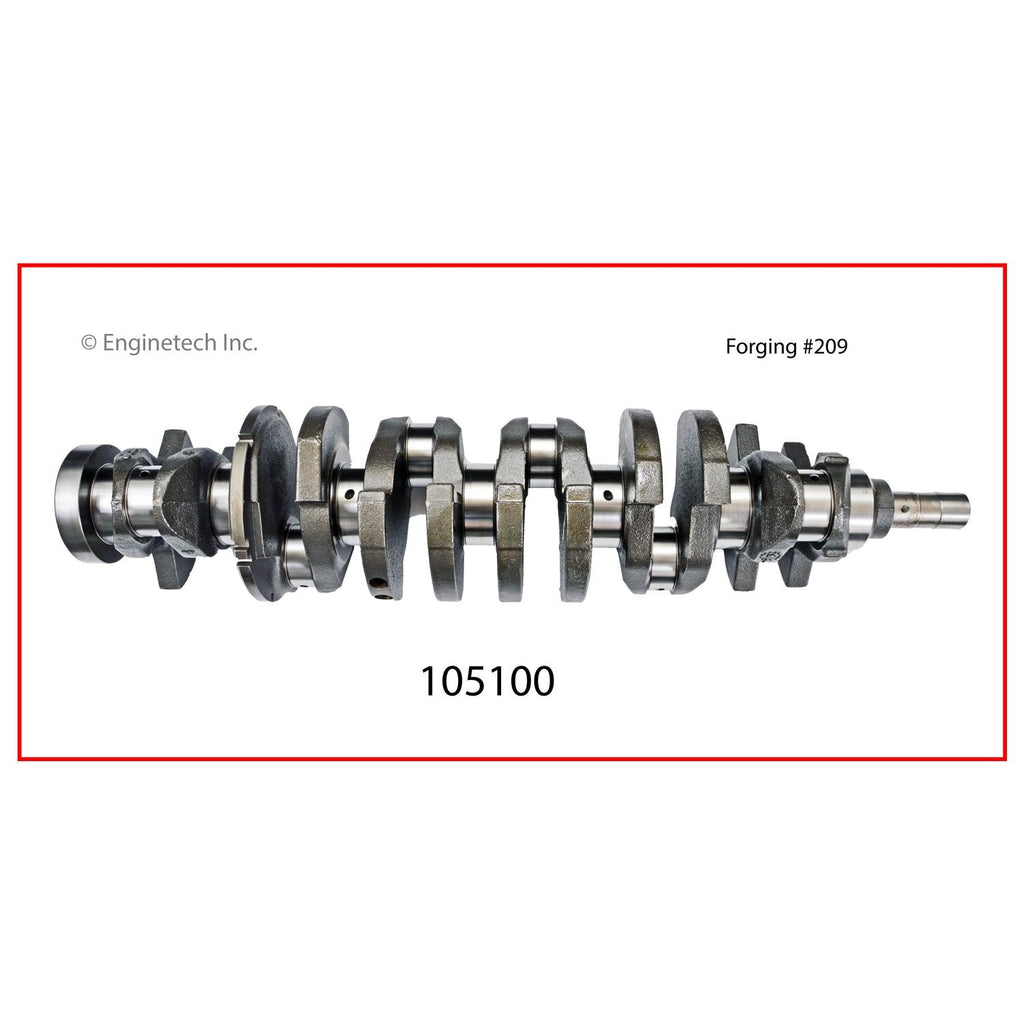 Enginetech Remanufactured Engine Crankshaft Kit with Main and Rod Bearings for GMC Envoy and Chevrolet Trailblazer EXT