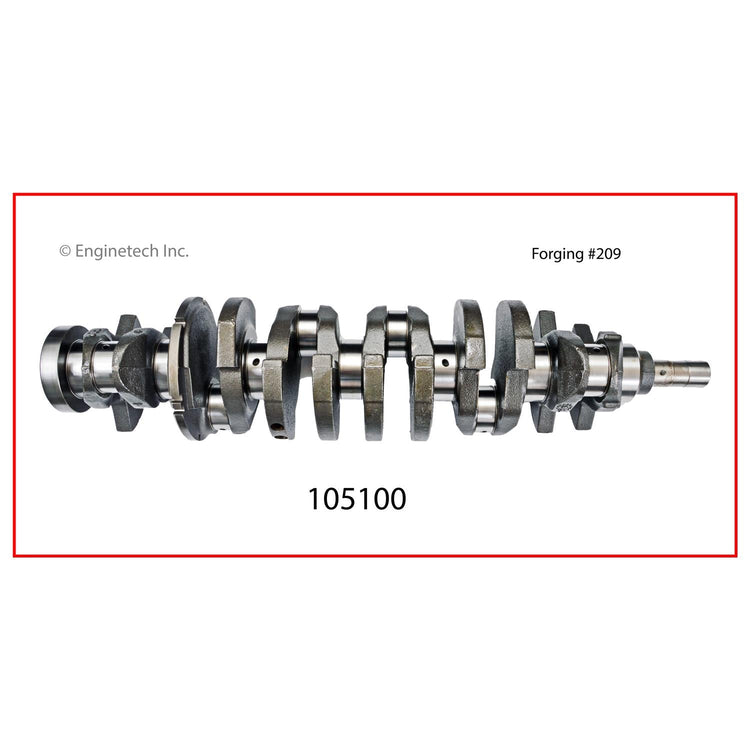 Enginetech Remanufactured Engine Crankshaft Kit with Main and Rod Bearings for GMC Envoy and Chevrolet Trailblazer EXT