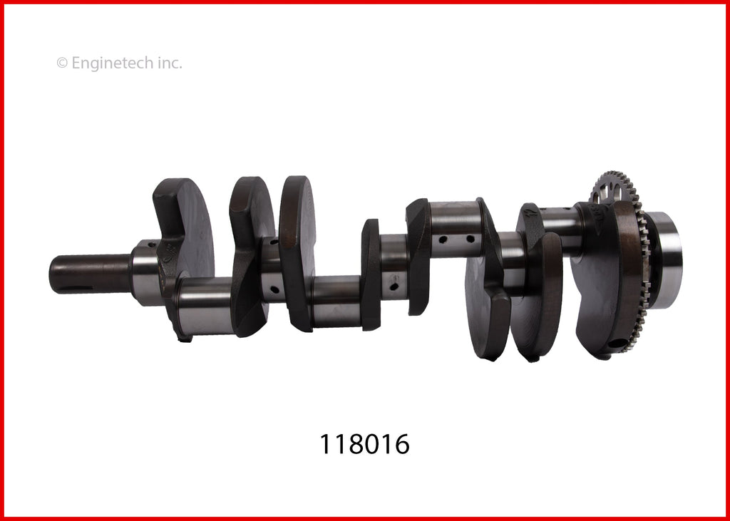 Enginetech Remanufactured Engine Crankshaft Kit with Main and Rod Bearings for 2014-2017 Chevrolet Silverado, GMC Sierra, and More