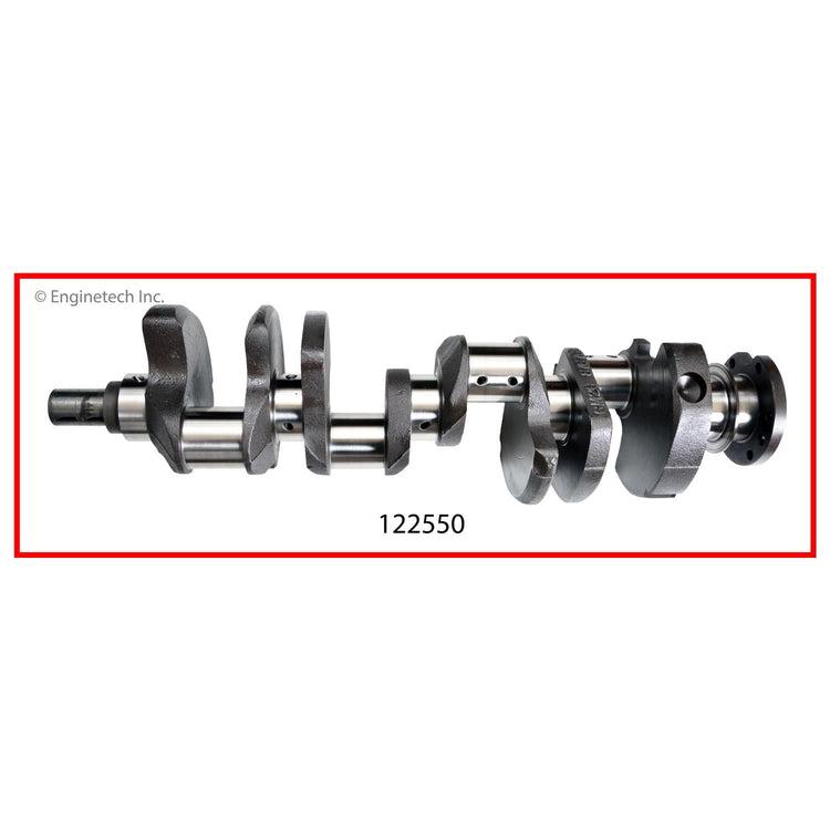 Enginetech Remanufactured Engine Crankshaft Kit with Main and Rod Bearings for 1963-1966 GMC and Pontiac Models