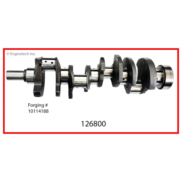 Enginetech Remanufactured Engine Crankshaft Kit with Main and Rod Bearings for Chevrolet C1500 and C2500