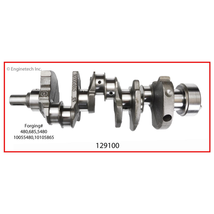 Enginetech Remanufactured Engine Crankshaft Kit with Main and Rod Bearings for Chevy Astro and C1500