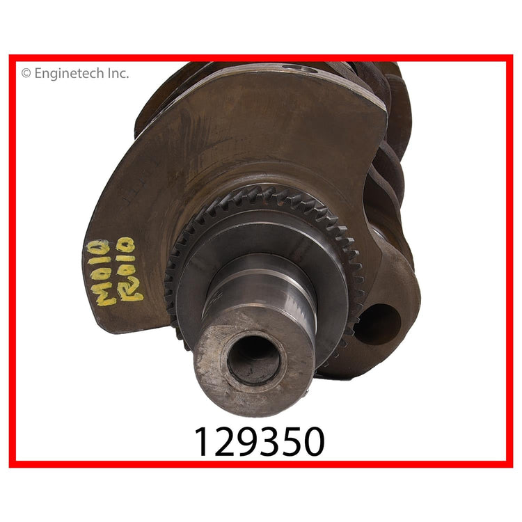 Enginetech Remanufactured Engine Crankshaft Kit with Main and Rod Bearings for Chevy Silverado and GMC Savana