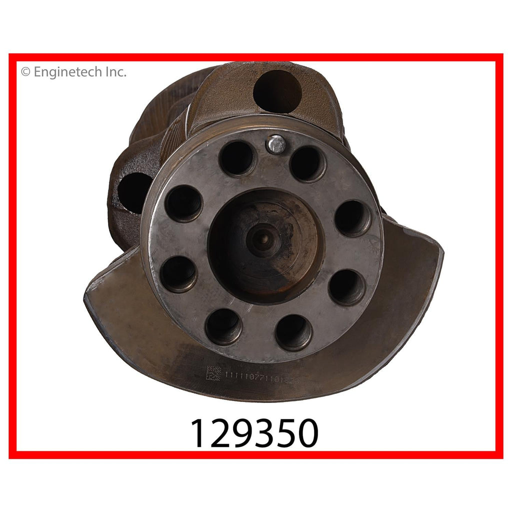 Enginetech Remanufactured Engine Crankshaft Kit with Main and Rod Bearings for Chevy Silverado and GMC Savana
