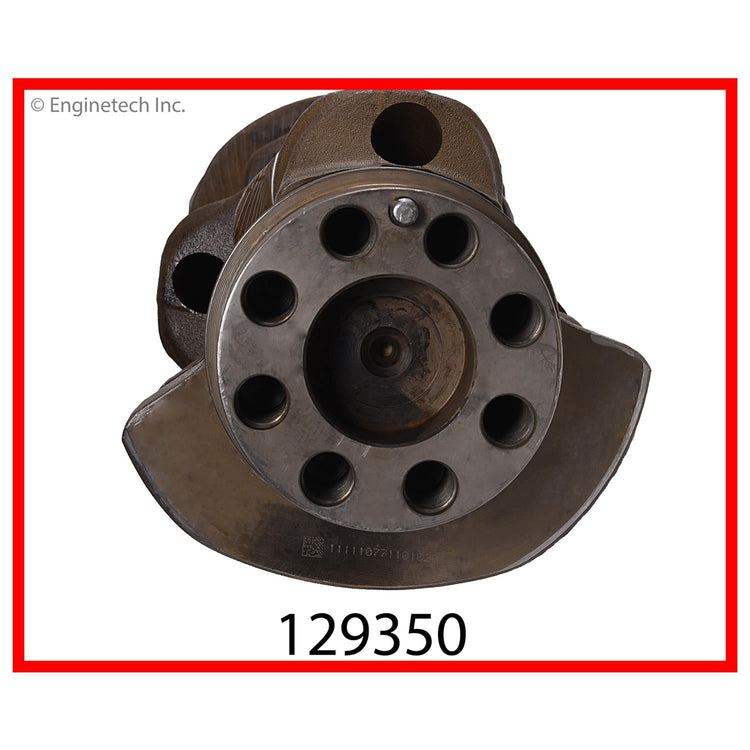 Enginetech Remanufactured Engine Crankshaft Kit with Main and Rod Bearings for Chevy Silverado and GMC Savana
