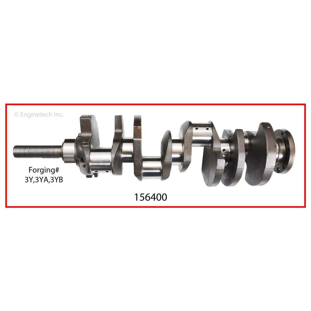 Enginetech Remanufactured Engine Crankshaft Kit with Main and Rod Bearings for Ford Trucks