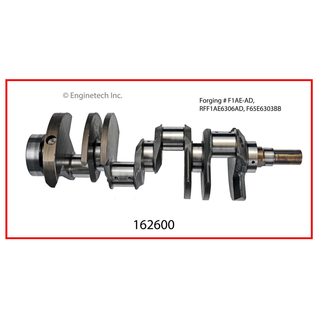 Enginetech Remanufactured Engine Crankshaft Kit with Main and Rod Bearings for 2004 Ford Vehicles