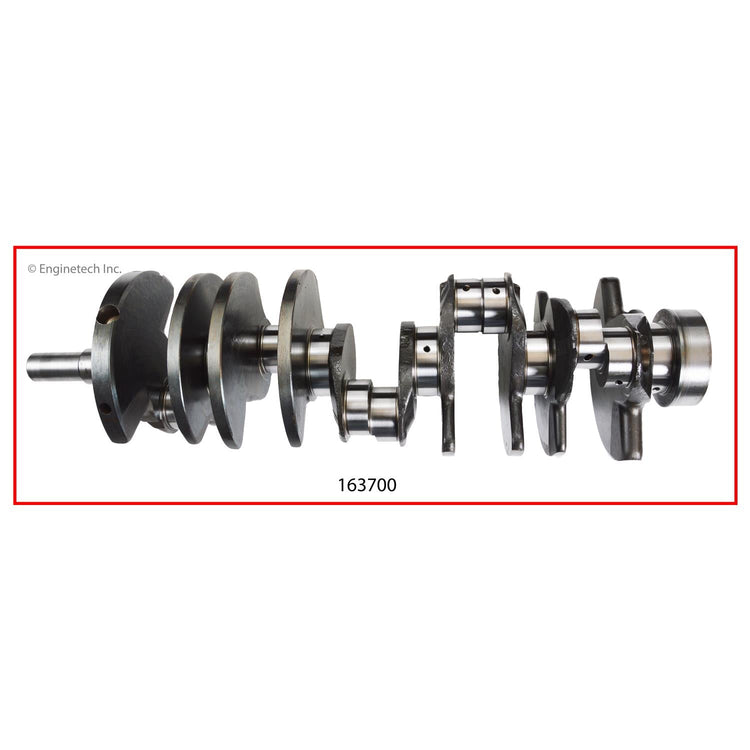Enginetech Remanufactured Engine Crankshaft Kit with Main and Rod Bearings – Part 163700