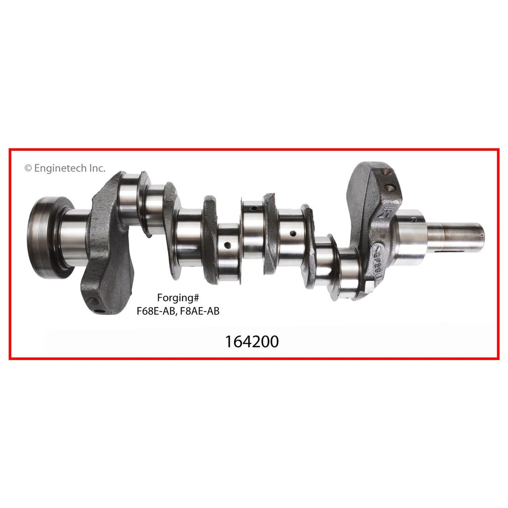 Enginetech Remanufactured Engine Crankshaft Kit with Main and Rod Bearings for Ford Mustang & Windstar (Part #164200)