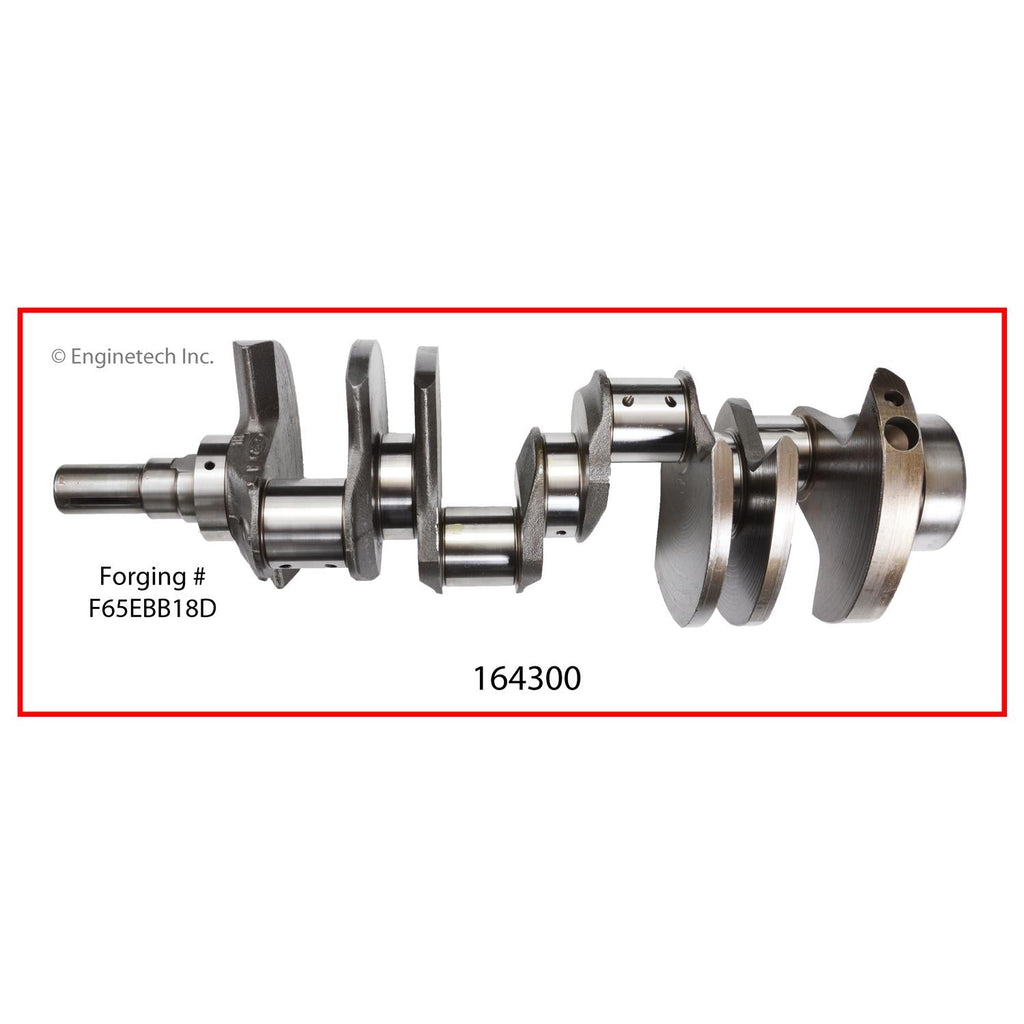 Enginetech Remanufactured Engine Crankshaft Kit with Main and Rod Bearings for 2004 Ford Vehicles