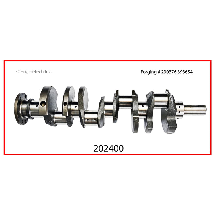 Enginetech 202400 Remanufactured Engine Crankshaft Kit with Main and Rod Bearings for Oldsmobile Cutlass (1968-1974)