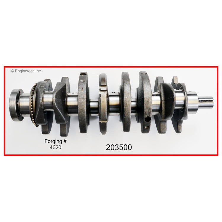 Enginetech Remanufactured Engine Crankshaft Kit with Main and Rod Bearings for 1996-2002 Chevrolet Cavalier and Buick Skylark