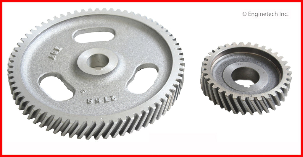 Enginetech 2760SA Engine Timing Gear Set with Matched Aluminum Camshaft Gear