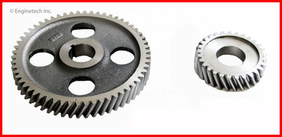 Enginetech 2764S Engine Timing Gear Set with Matched Heavy-Duty Iron Camshaft Gear for 1965-1969 Ford Models