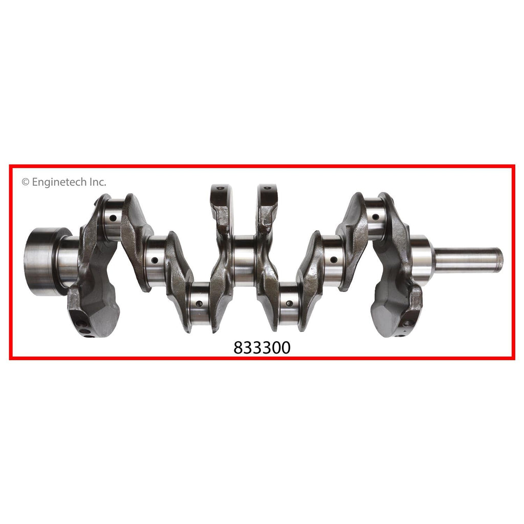 Enginetech Remanufactured Engine Crankshaft Kit with Main and Rod Bearings for Nissan 240SX and Frontier