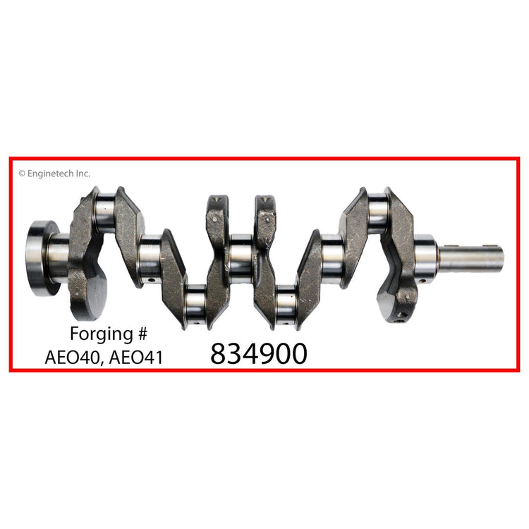 Enginetech Remanufactured Engine Crankshaft Kit with Main and Rod Bearings for Nissan Vehicles