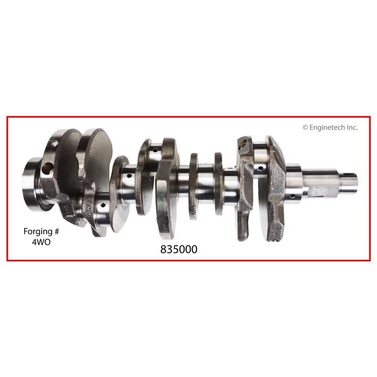 Enginetech Remanufactured Engine Crankshaft Kit with Main and Rod Bearings for Nissan and Infiniti 2004-2005 Models