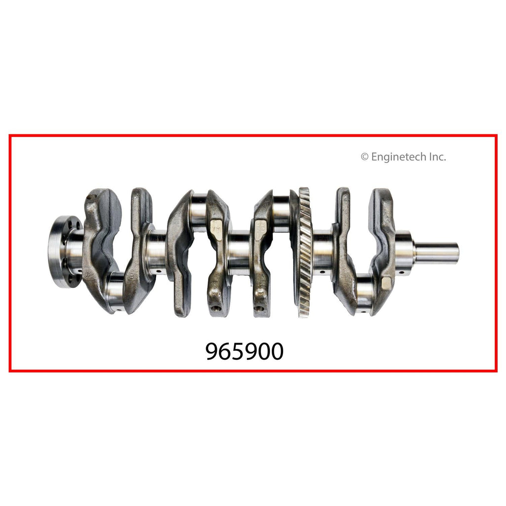 Enginetech Remanufactured Engine Crankshaft Kit with Main and Rod Bearings for Toyota 2004-2006 Models