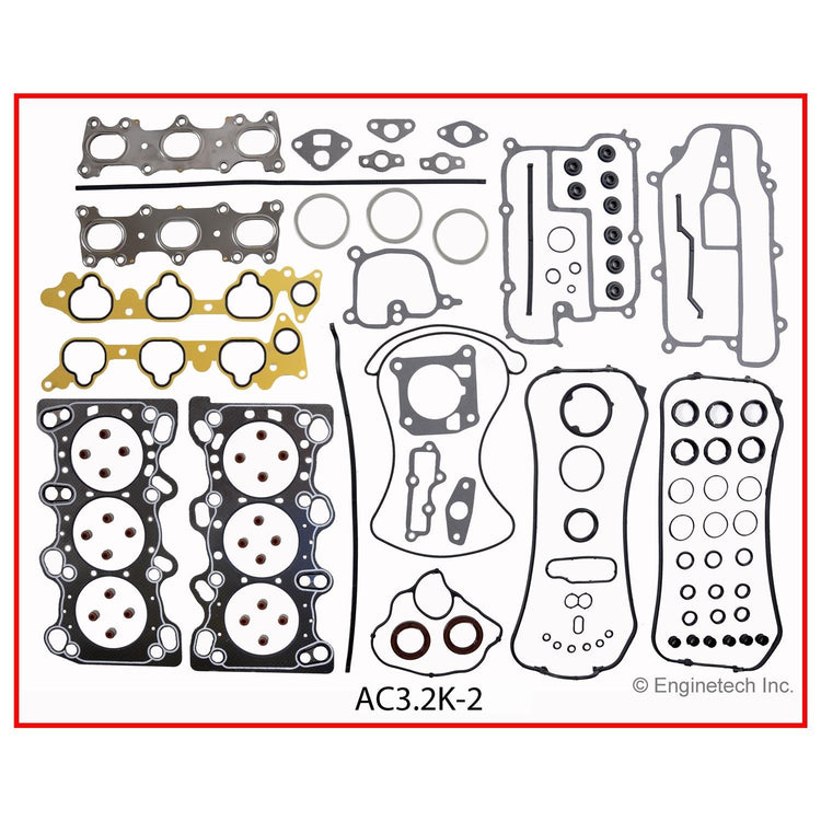 Enginetech AC3.2K-2 Engine Full Gasket Set for Acura Legend and TL