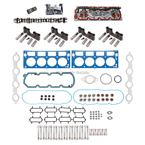 06-09 GM Chevrolet 5.3L AFM Replacement Kit Gaskets Lifters Bolts VLOM Camshaft
