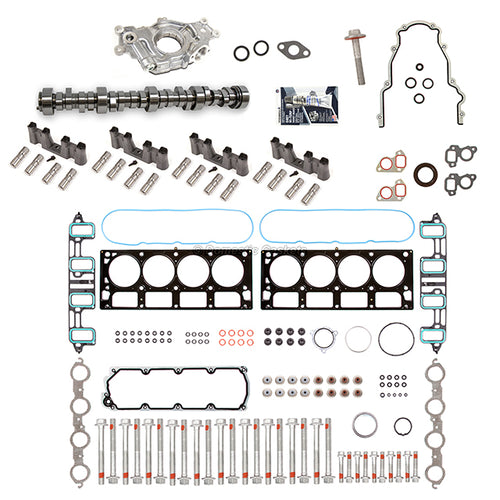 GM Chevy 6.0 6.2  AFM DOD Delete Kit Camshaft Gasket Set Bolts Lifters Oil Pump