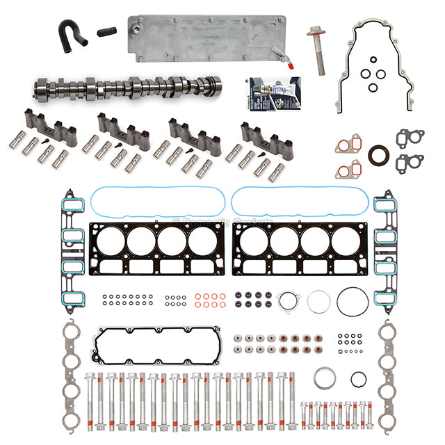 09-13 GM Chevy 6.0 6.2 AFM DOD DELETE KIT CAM GASKETS BOLTS LIFTERS+MORE