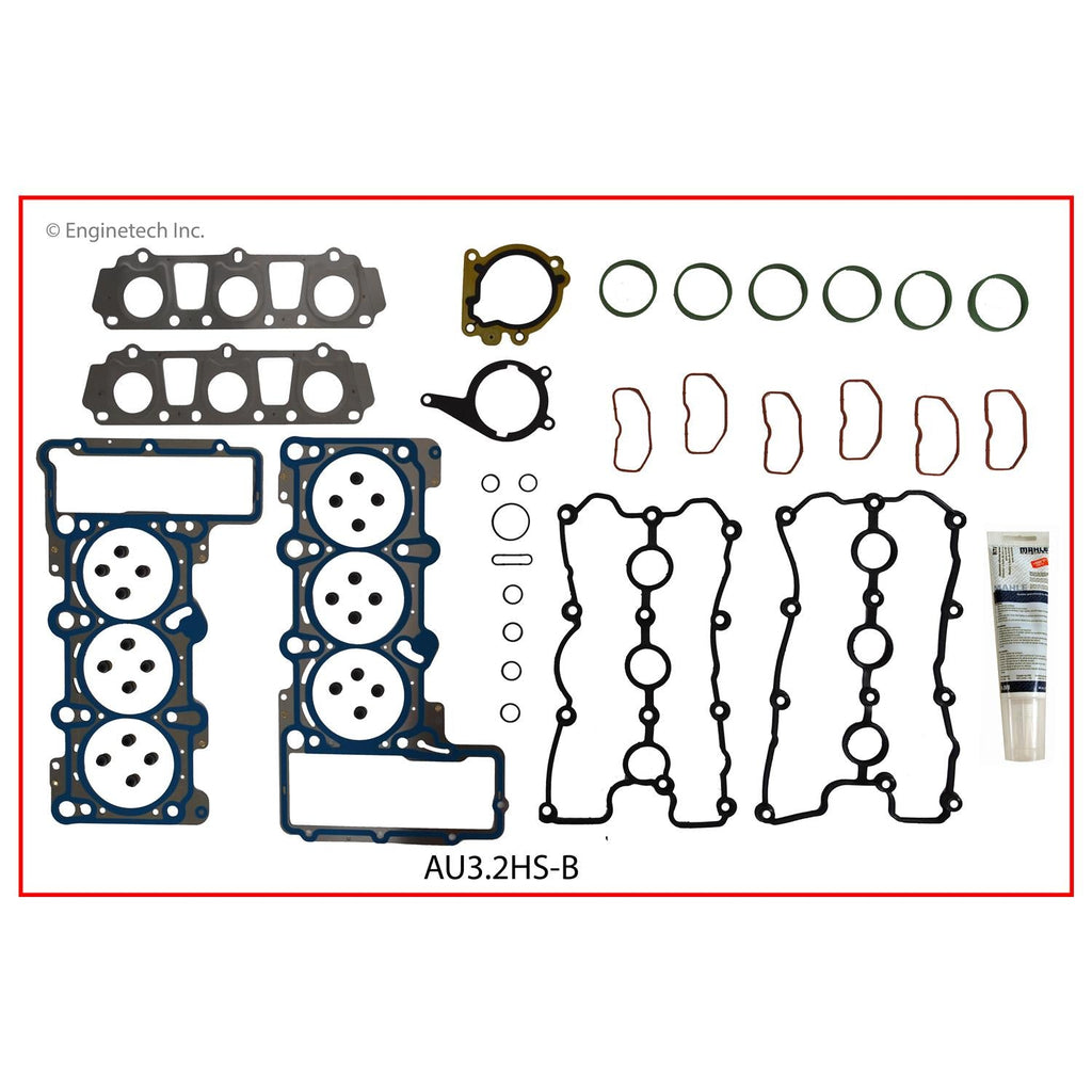 Enginetech AU3.2HS-B Engine Cylinder Head Gasket Set for Audi Cars and Trucks