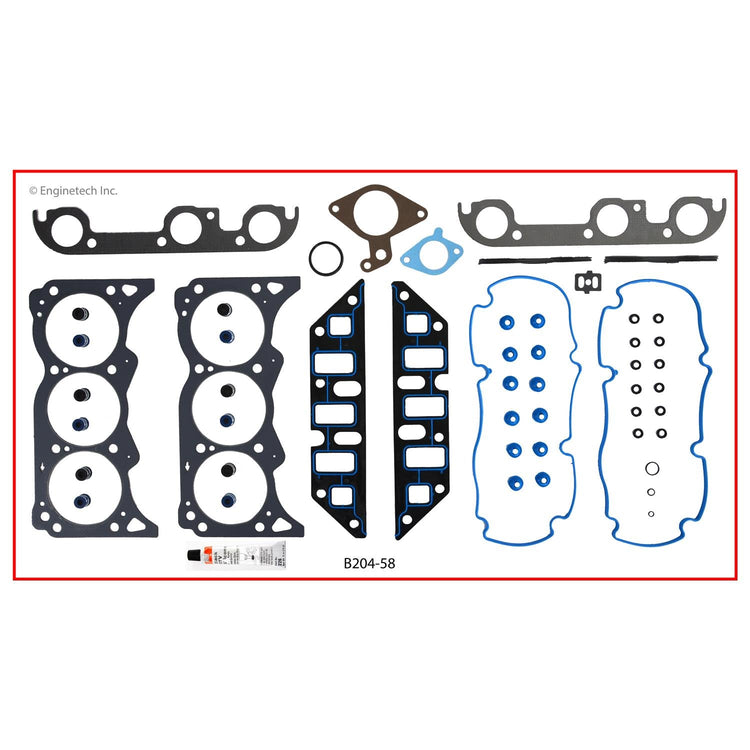 Enginetech B204-58 Engine Full Gasket Set for Buick and Oldsmobile Cars and Trucks