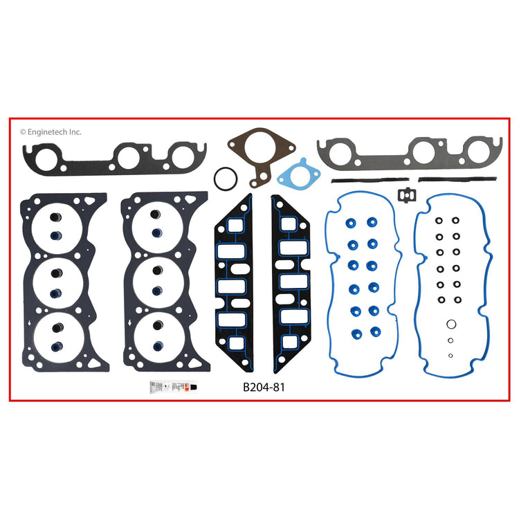 Enginetech B204-81 Engine Full Gasket Set for Buick and Oldsmobile Vehicles