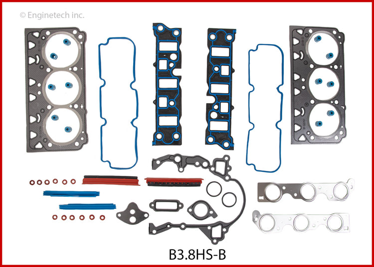 Enginetech B3.8HS-B Engine Cylinder Head Gasket Set for Buick and Chevrolet Vehicles