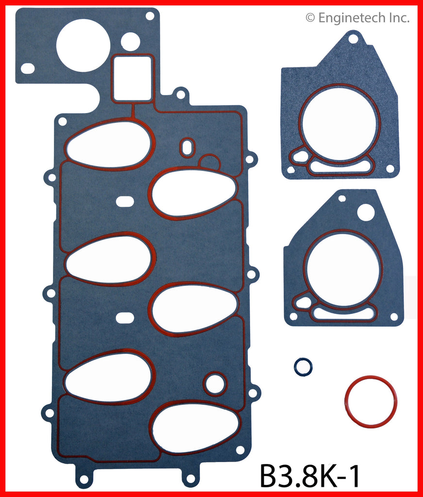Enginetech B3.8K-1 Engine Full Gasket Set for Buick Cars and Trucks