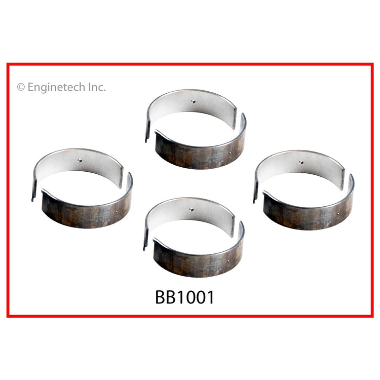 Enginetech BB1001.25 Engine Full Connecting Rod Bearing Set for Toyota, Lexus, and Scion Vehicles