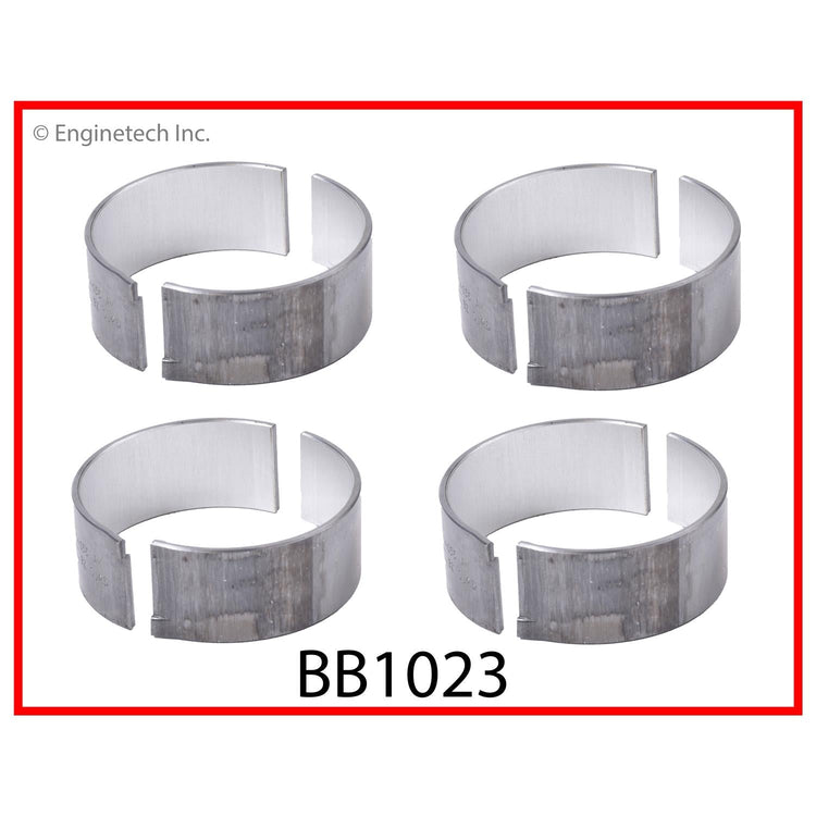 Enginetech BB1023.25 Engine Full Connecting Rod Bearing Set for Hyundai Vehicles