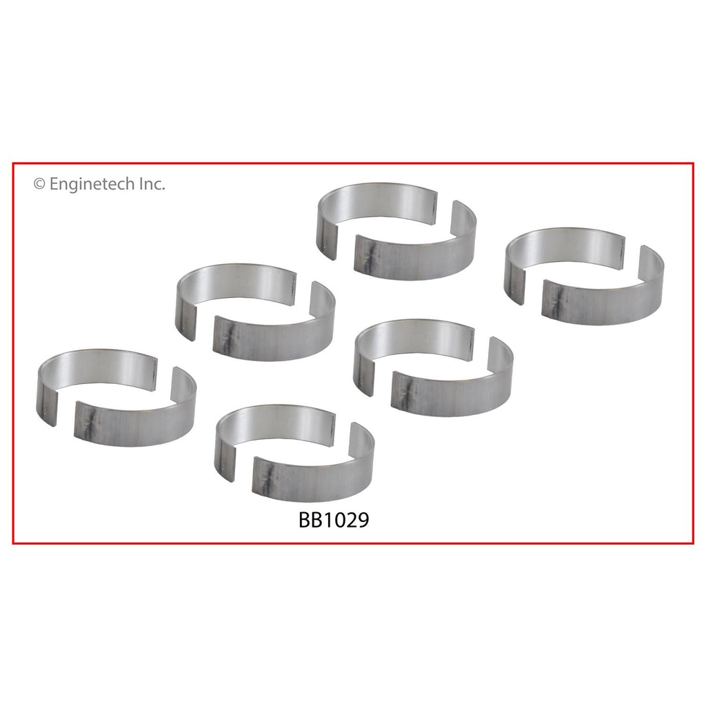 Enginetech BB1029.25 Engine Full Connecting Rod Bearing Set for Toyota FJ Cruiser, Tacoma, 4Runner, Tundra (2011-2015)