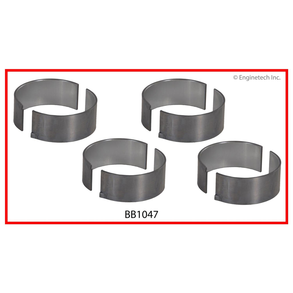 Enginetech BB1047.25 Engine Full Connecting Rod Bearing Set for Kia Spectra and Sephia