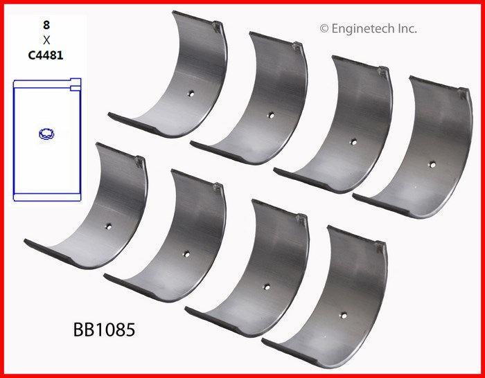 Enginetech BB1085.50 Engine Full Connecting Rod Bearing Set for Hyundai Sonata & Elantra