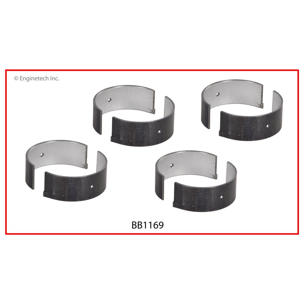 Enginetech BB1169.50 Engine Full Connecting Rod Bearing Set for Hyundai and Dodge Models