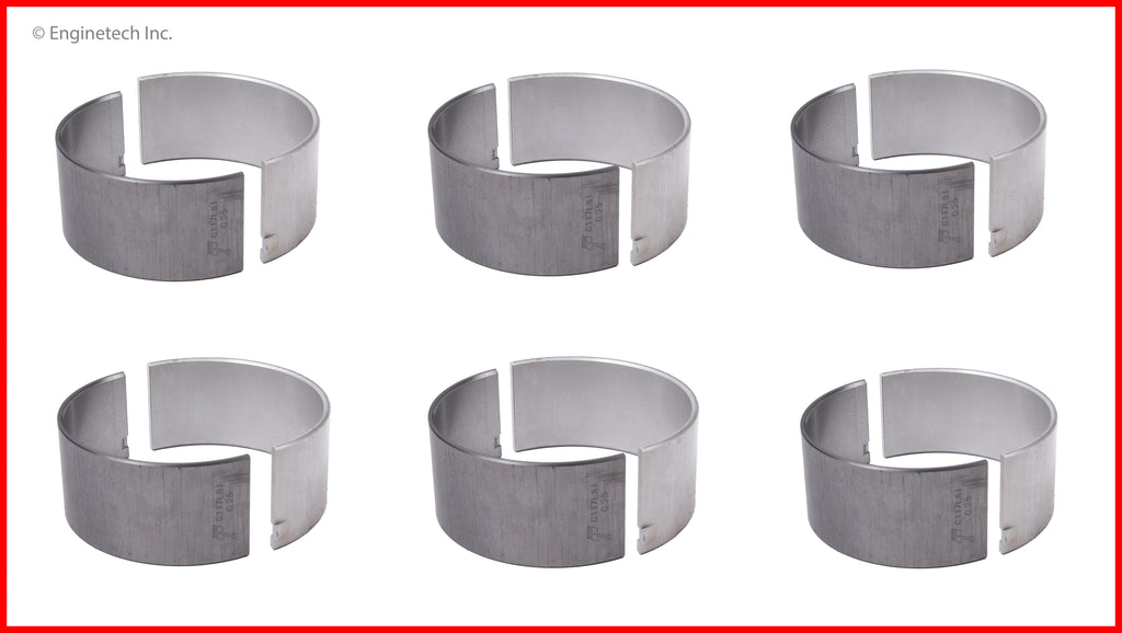 Enginetech BB117J.25 Engine Full Connecting Rod Bearing Set for Dodge D250 & D350