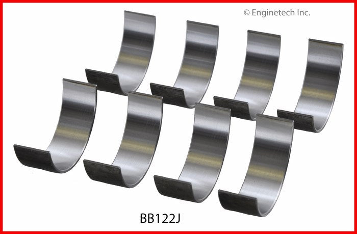 Enginetech BB122J.25 Engine Full Connecting Rod Bearing Set for Ford and Mazda Vehicles