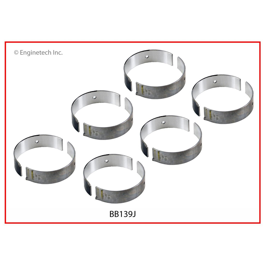 Enginetech BB139J.50 Engine Full Connecting Rod Bearing Set for Chrysler and Dodge Vehicles