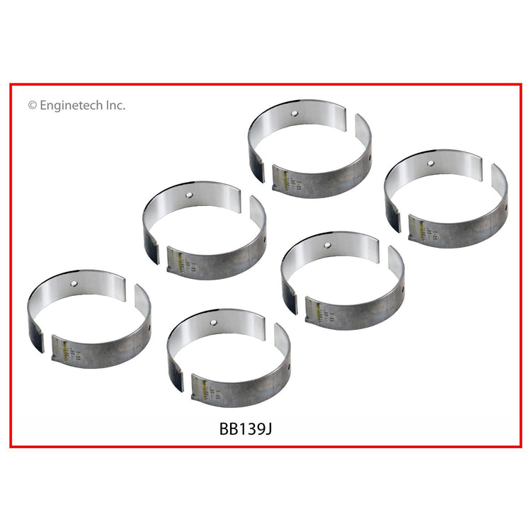 Enginetech BB139J.25 Engine Full Connecting Rod Bearing Set for Chrysler and Dodge Vehicles