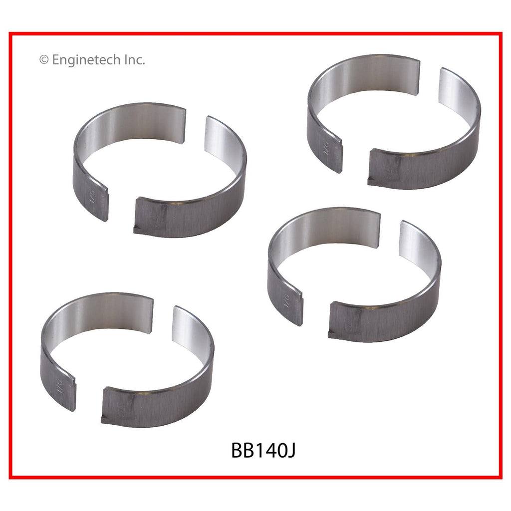 Enginetech BB140J.50 Engine Full Connecting Rod Bearing Set for Chevrolet and Buick Models