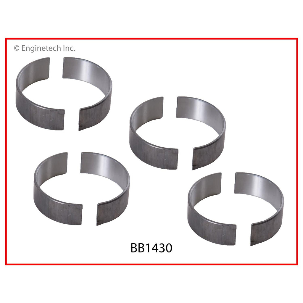 Enginetech BB1430.25 Engine Full Connecting Rod Bearing Set for Hyundai and Kia Vehicles