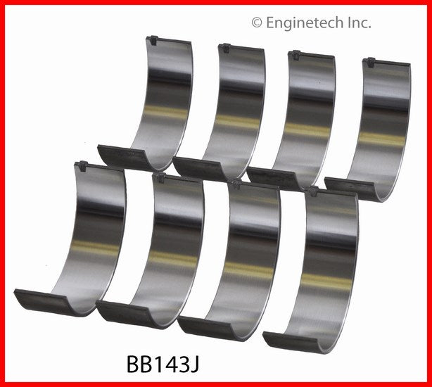 Enginetech BB143J010 Engine Full Connecting Rod Bearing Set for Improved Performance and Easy Installation