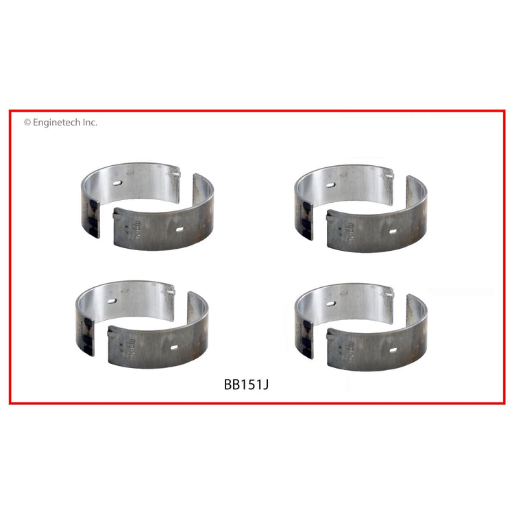 Enginetech BB151J.50 Engine Full Connecting Rod Bearing Set for Chevy Colorado and GMC Canyon