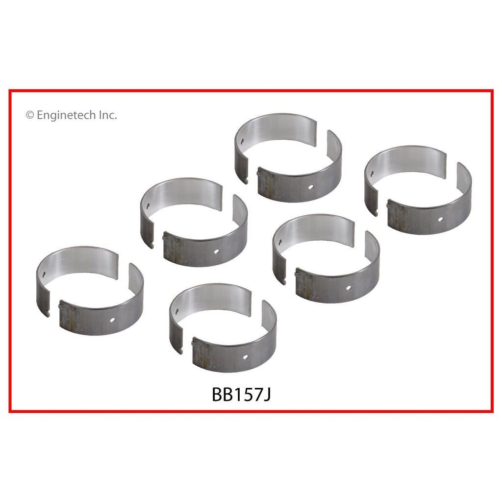 Enginetech BB157JSTD Engine Full Connecting Rod Bearing Set for GMC and Chevrolet SUVs and Trucks