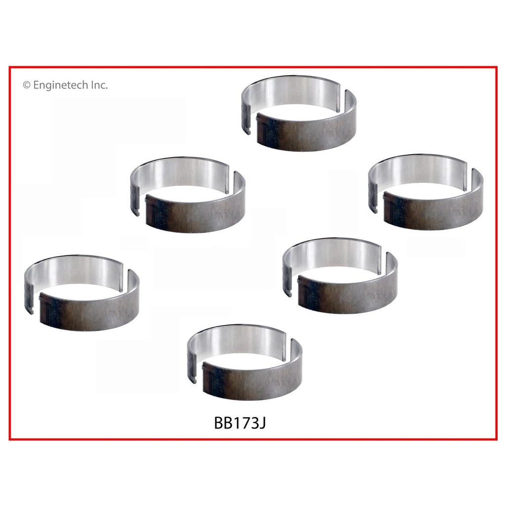 Enginetech BB173JSTD Engine Full Connecting Rod Bearing Set for Ford and Mazda Vehicles